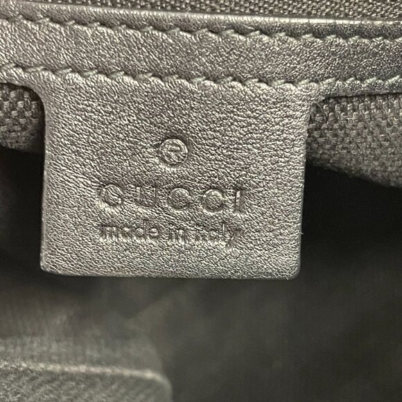 Gucci Black Patent Leather Interlocking G Soho Chain Tote Bag - Preowned - Picture 5 of 15